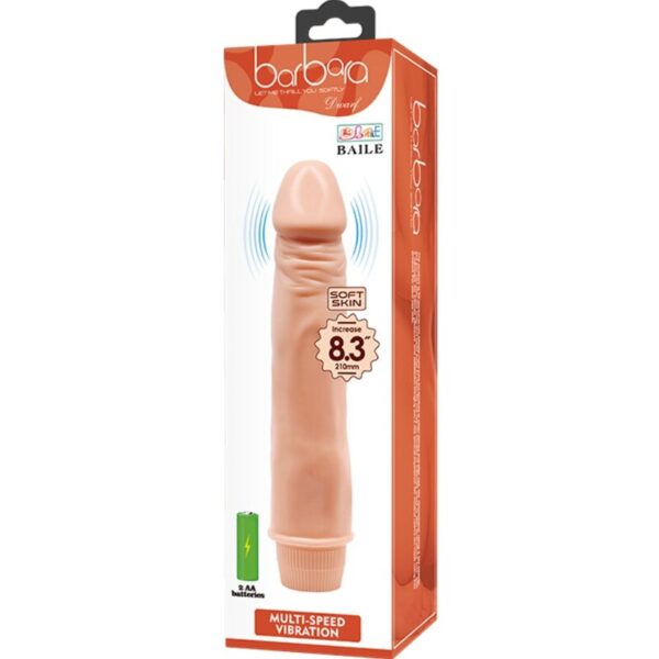 BAILE - DWARF REALISTIC VIBRATOR 21 CM FLESH - Image 6