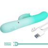 PRETTY LOVE - GIGI MULTIFUNCTION RABBIT VIBRATOR AQUA GREEN - Image 9