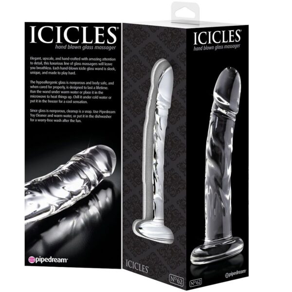 ICICLES NUMBER 62 HAND BLOWN GLASS MASSAGER - Image 3