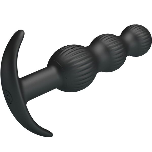 PRETTY LOVE - SIDNEY ANAL VIBRATOR 10 VIBRATIONS BLACK - Image 4