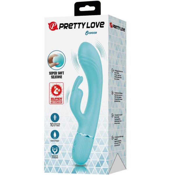 PRETTY LOVE - SCOCCO VIBRATOR RABBIT TURQUOISE - Image 11