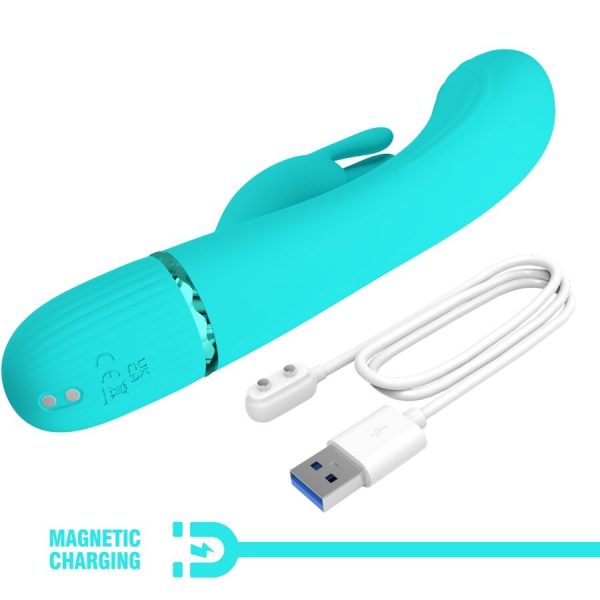 PRETTY LOVE - SCOCCO VIBRATOR RABBIT TURQUOISE - Image 10