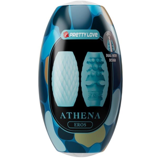 PRETTY LOVE - ATHENA EROS SILICONE MALE MASTURBATOR SKY BLUE - Image 8