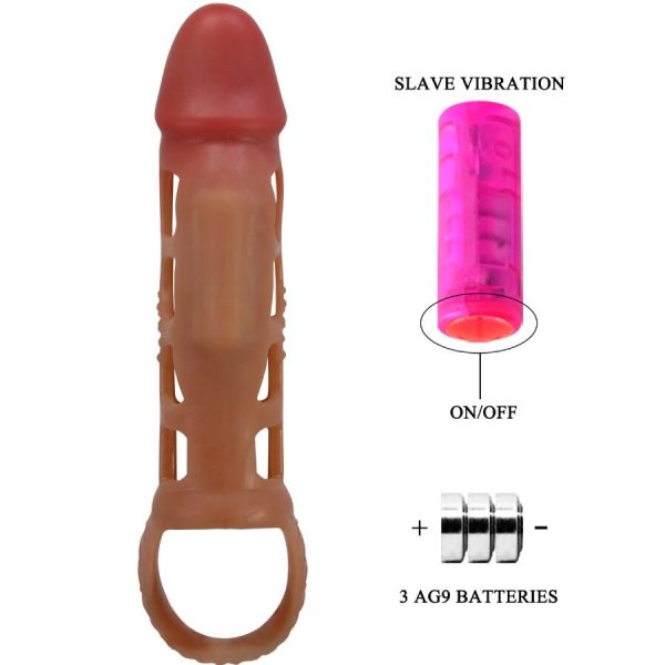 PRETTY LOVE - PRESTON VIBRATING PENIS SLEEVE 18 CM - Image 8