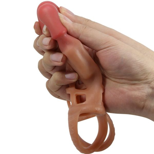 PRETTY LOVE - PRESTON VIBRATING PENIS SLEEVE 18 CM - Image 5