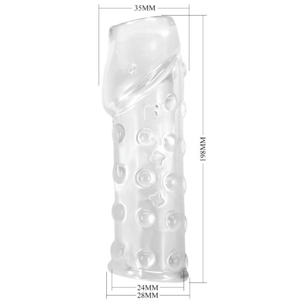 PRETTY LOVE - TIGHT AND VOLUMIZING PENIS SLEEVE TRANSPARENT - Image 7