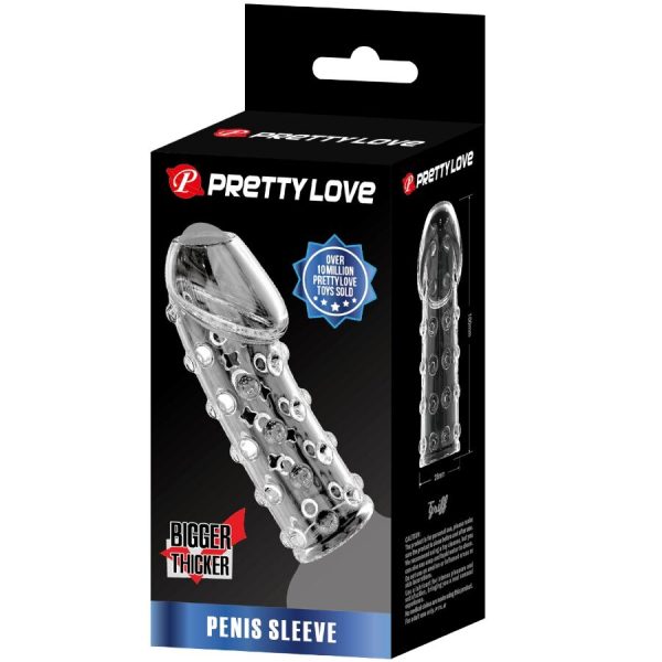 PRETTY LOVE - TIGHT AND VOLUMIZING PENIS SLEEVE TRANSPARENT - Image 8