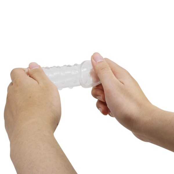 PRETTY LOVE - TIGHT AND VOLUMIZING PENIS SLEEVE TRANSPARENT - Image 6