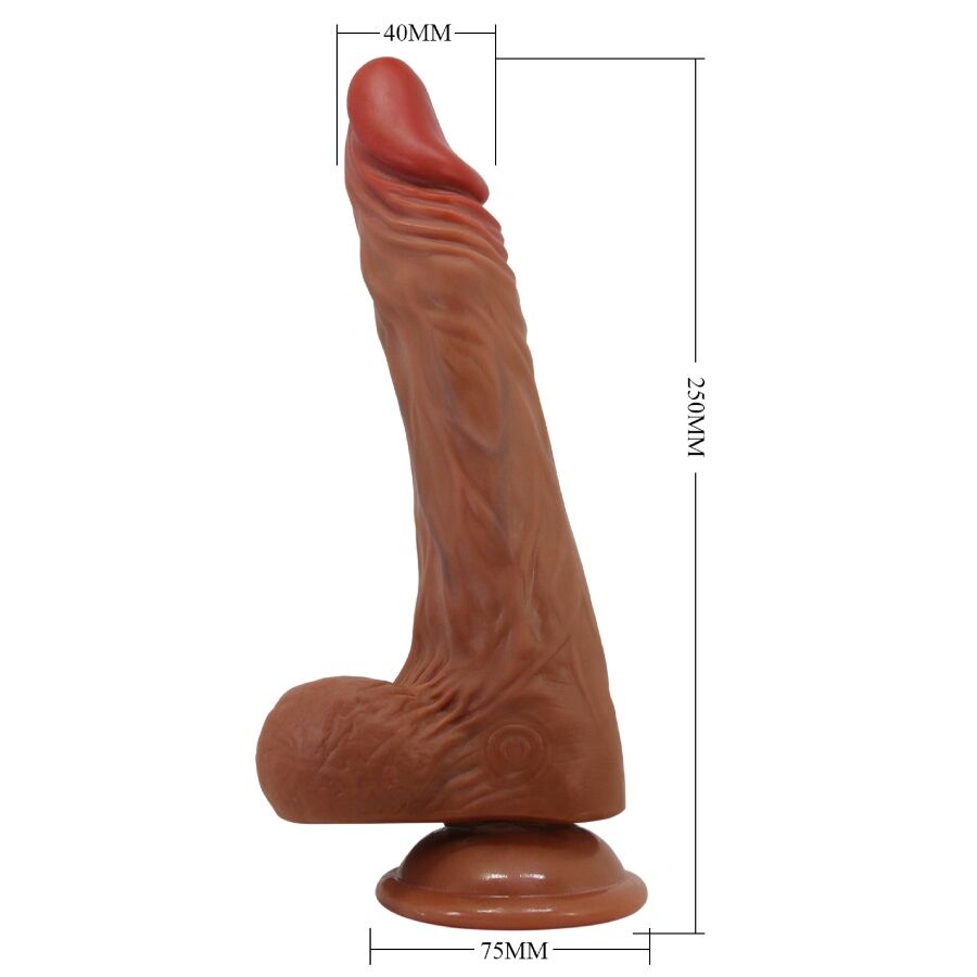 BAILE - CALISTO REALISTIC DILDO 24 CM FLESH - Image 9