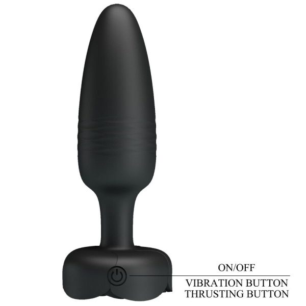 PRETTY LOVE - TARION ANAL PLUG WITH LED LIGHT BLACK 12.5 CM - Image 6