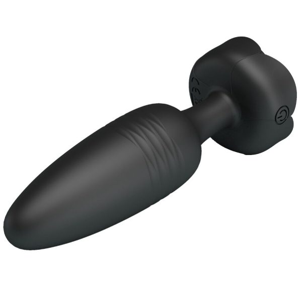 PRETTY LOVE - TARION ANAL PLUG WITH LED LIGHT BLACK 12.5 CM - Image 3