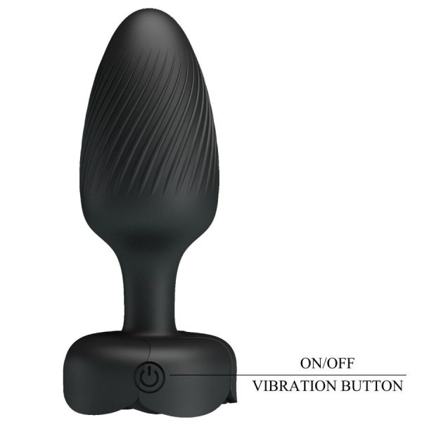 PRETTY LOVE - VARIAN ANAL PLUG WITH LED LIGHT BLACK 10.8 CM - Image 7