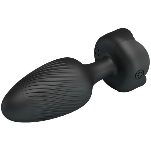 PRETTY LOVE - VARIAN ANAL PLUG WITH LED LIGHT BLACK 10.8 CM - Image 3