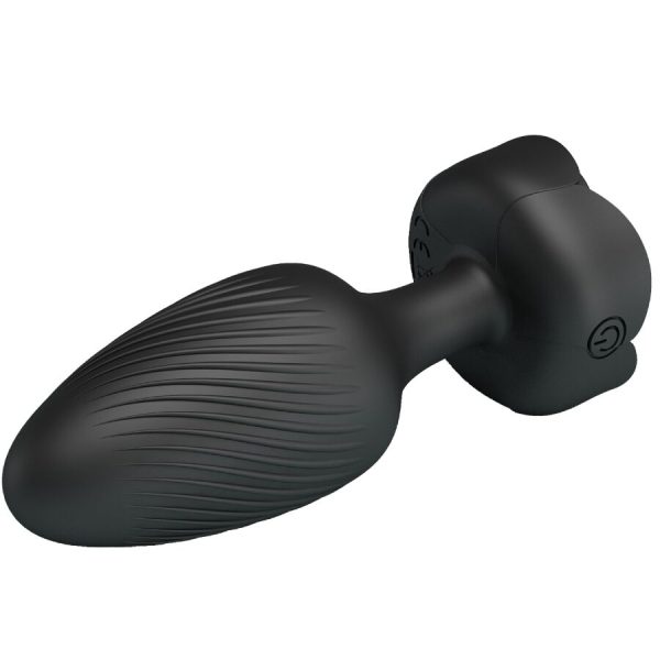 PRETTY LOVE - OSBORN ANAL PLUG WITH LED LIGHT BLACK 9.8 CM - Image 3