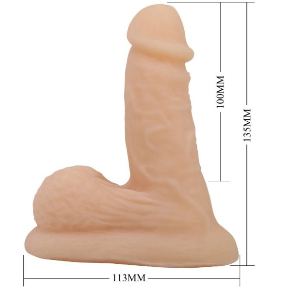 PRETTY LOVE - WILDON ULTRA REALISTIC AND ELASTIC DILDO 10 CM NATURAL - Image 9