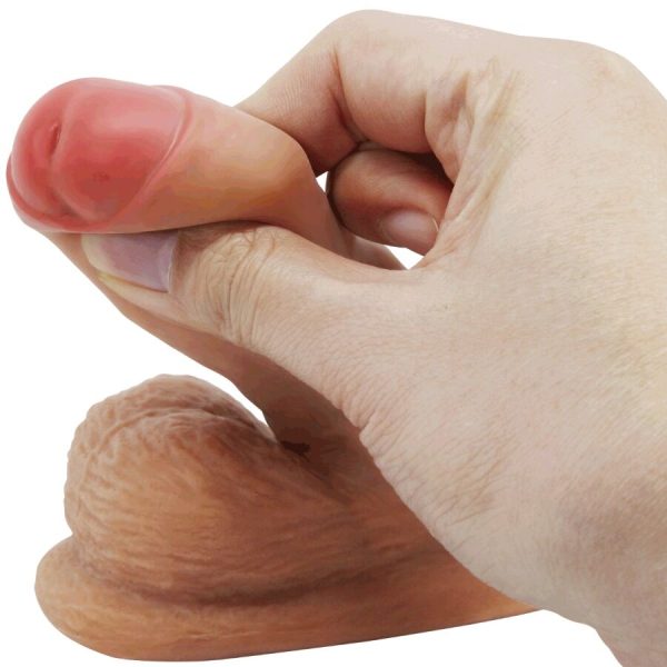 PRETTY LOVE - WARNELL ULTRA REALISTIC AND ELASTIC DILDO 9.5 CM MULATO - Image 6
