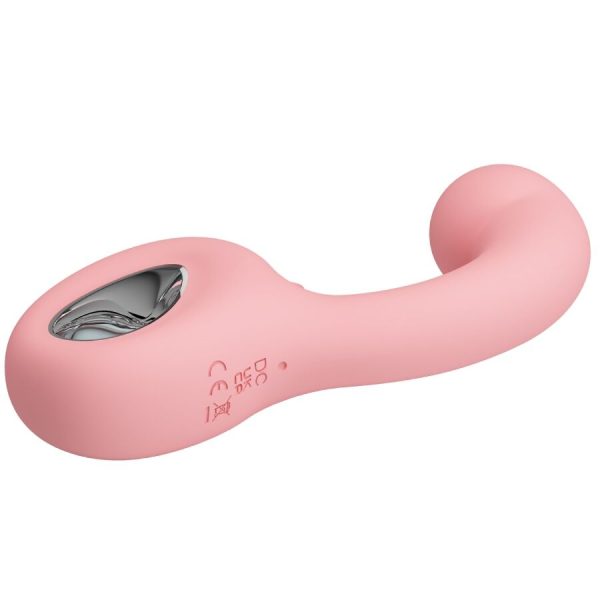 PRETTY LOVE - ERYNNYES G-SPOT VIBRATOR + CLITORIS STIMULATOR 10 VIBRATIONS PINK - Image 3