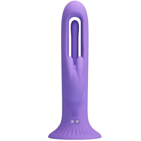PRETTY LOVE - KILLMOULIS RABBIT VIBRATOR 12 VIBRATION MODES PURPLE - Image 2