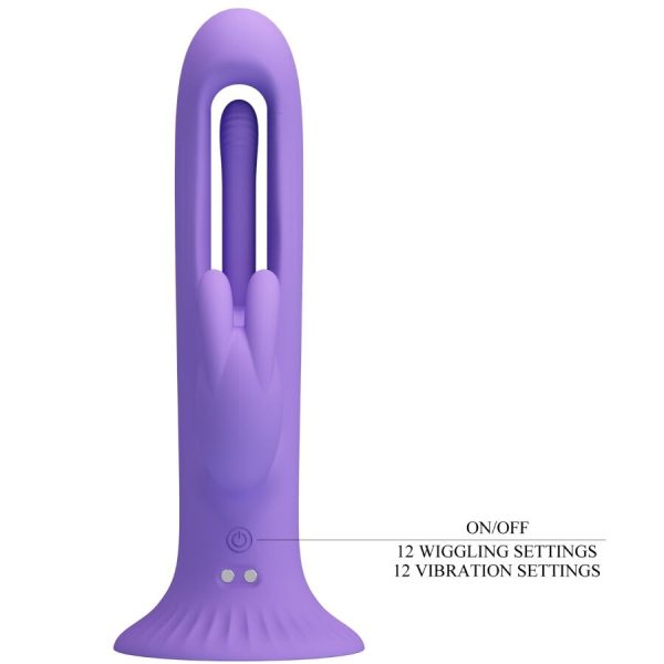 PRETTY LOVE - KILLMOULIS RABBIT VIBRATOR 12 VIBRATION MODES PURPLE - Image 7