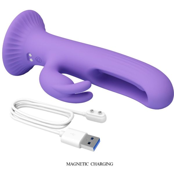 PRETTY LOVE - KILLMOULIS RABBIT VIBRATOR 12 VIBRATION MODES PURPLE - Image 8