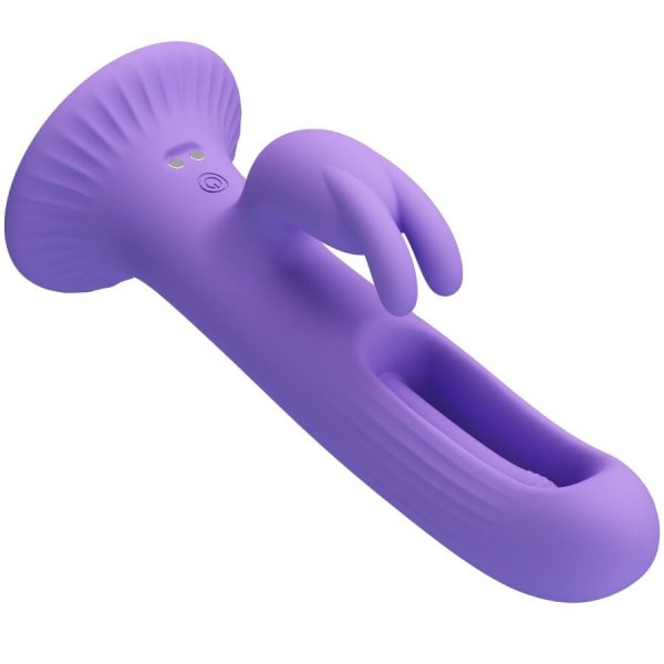 PRETTY LOVE - KILLMOULIS RABBIT VIBRATOR 12 VIBRATION MODES PURPLE - Image 4