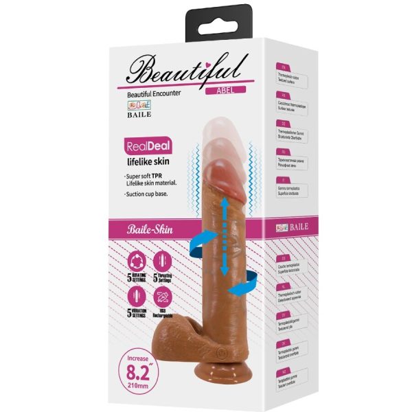 BAILE - ABEL REALISTIC DILDO 21 CM MULATTO - Image 10