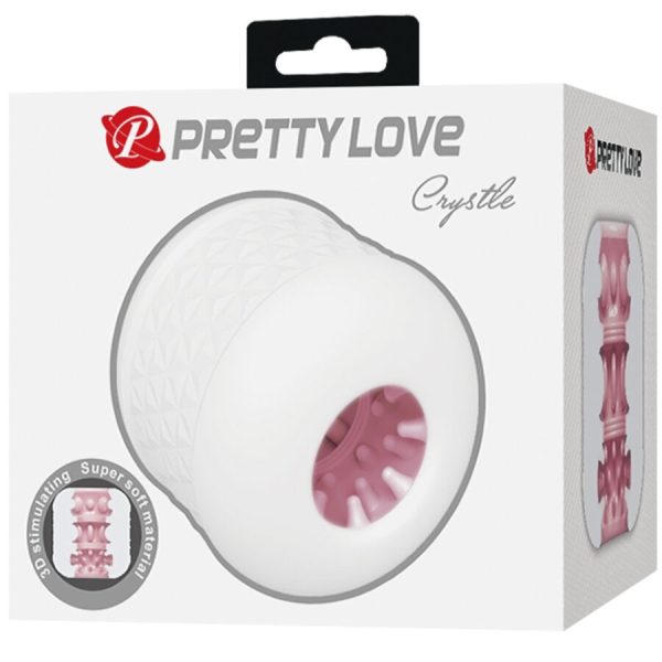 PRETTY LOVE - CRYSTLE MALE MASTURBATOR WHITE - Image 9