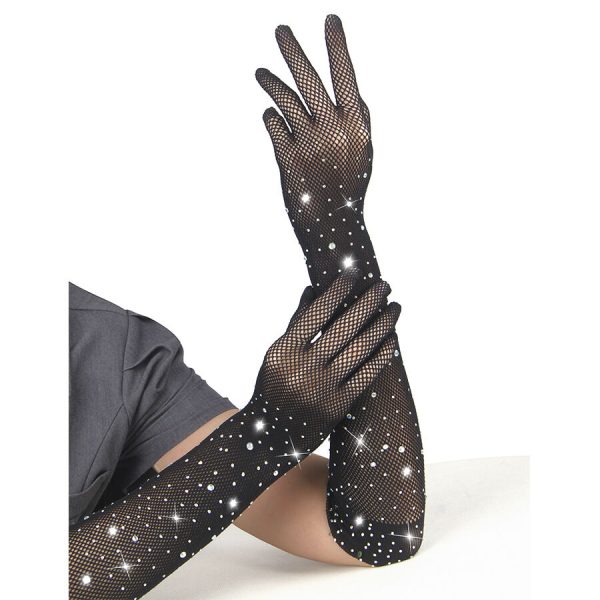 SUBBLIME - 957469SHINE TRANSPARENT GLOVES BLACK - Image 3