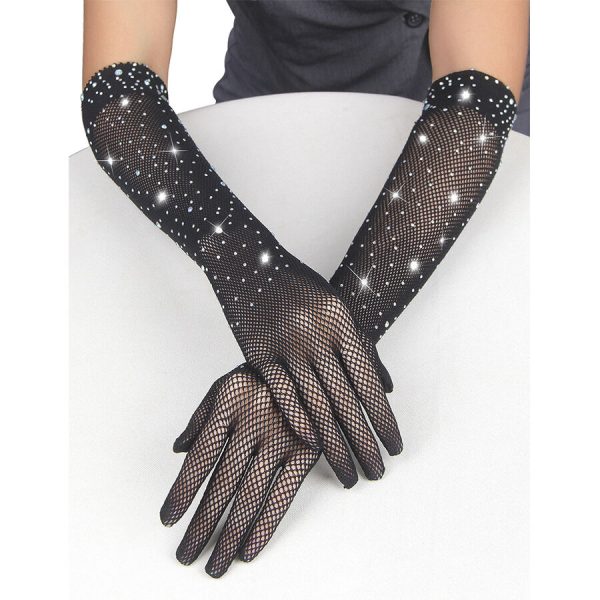 SUBBLIME - 957469SHINE TRANSPARENT GLOVES BLACK - Image 7
