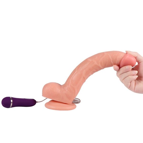 SHEQU - OPTIMUS VIBRATING DILDO WITH REMOTE CONTROL 28 CM - Image 5
