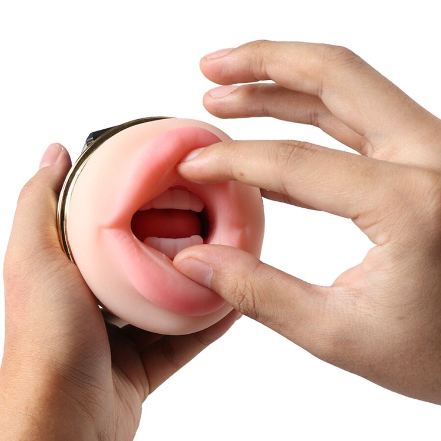 SHEQU - KAY DOUBLE MASTURBATOR WITH DUAL MOUTH AND VAGINA VIBRATION - Image 4