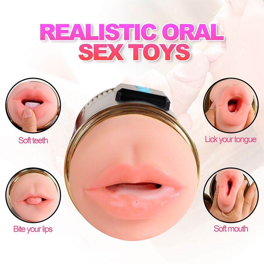 SHEQU - KAY DOUBLE MASTURBATOR WITH DUAL MOUTH AND VAGINA VIBRATION - Image 15