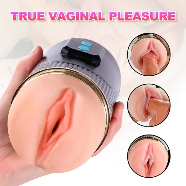 SHEQU - KAY DOUBLE MASTURBATOR WITH DUAL MOUTH AND VAGINA VIBRATION - Image 17