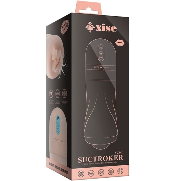 XISE - SUCTROKER V2.0 I MOUTH MASTURBATOR WITH VIBRATION - Image 9