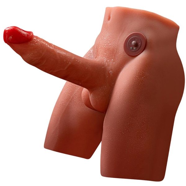 XISE - JASON REALISTIC DILDO MASTURBATOR WITH THRUSTING AND VIBRATION 17 CM - Image 6