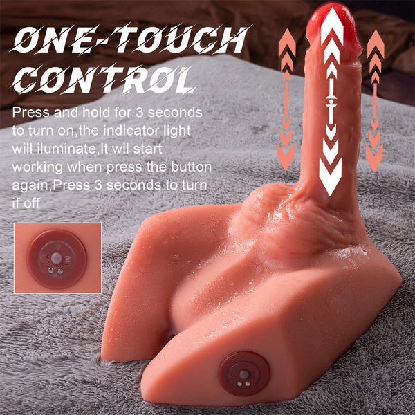XISE - MICHAEL REALISTIC DILDO AND ANUS MASTURBATOR WITH THRUSTING 15 CM - Image 7