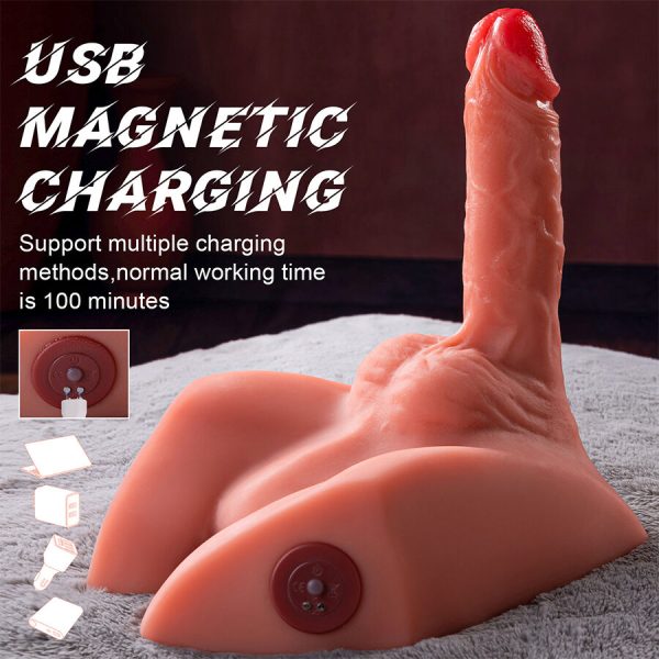 XISE - MICHAEL REALISTIC DILDO AND ANUS MASTURBATOR WITH THRUSTING 15 CM - Image 10