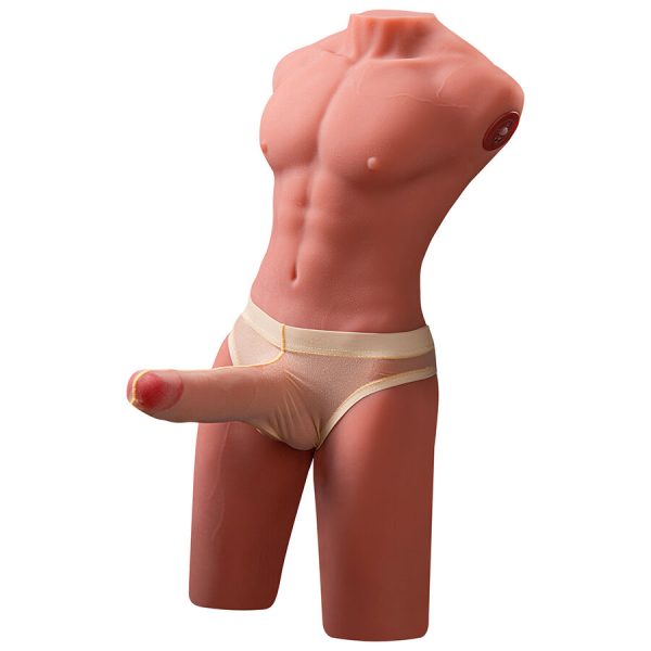 XISE - JASON HALF BODY REALISTIC MALE TORSO WITH THRUSTING AND VIBRATION 55 CM - Image 6