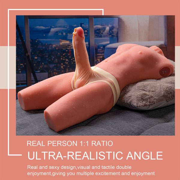 XISE - JASON HALF BODY REALISTIC MALE TORSO WITH THRUSTING AND VIBRATION 55 CM - Image 16