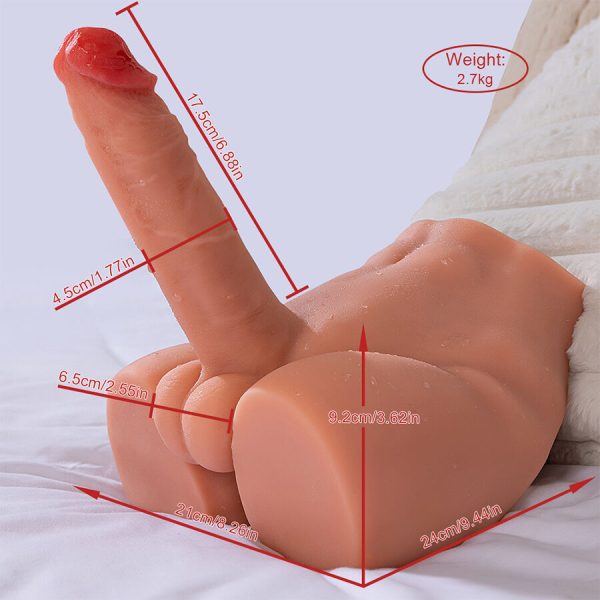 XISE - PEEL DILDO ASS REALISTIC DILDO MASTURBATOR FRONT POSITION WITH THRUSTING 17.5 CM - Image 7