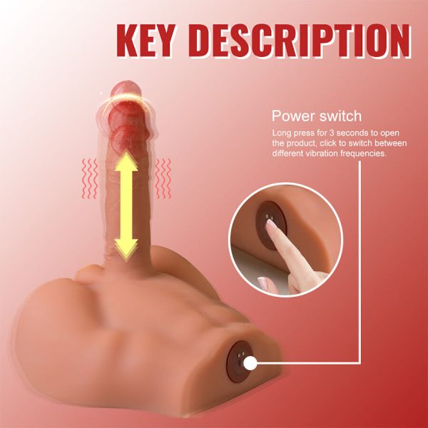 XISE - PEEL DILDO ASS REALISTIC DILDO MASTURBATOR FRONT POSITION WITH THRUSTING 17.5 CM - Image 10