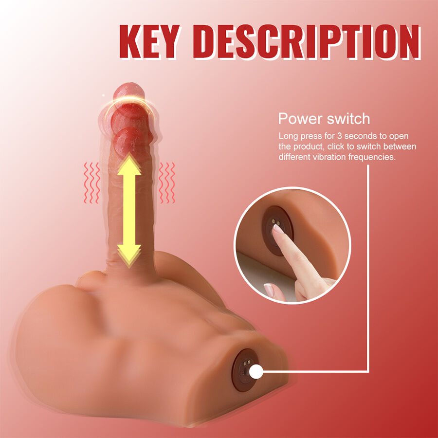 XISE - PEEL DILDO ASS REALISTIC DILDO MASTURBATOR FRONT POSITION WITH THRUSTING 17.5 CM - Image 10