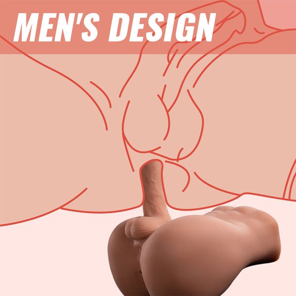 XISE - BERTLETT DILDO ASS REALISTIC DILDO AND ANUS MASTURBATOR FRONT POSITION WITH THRUSTING 18 CM - Image 6