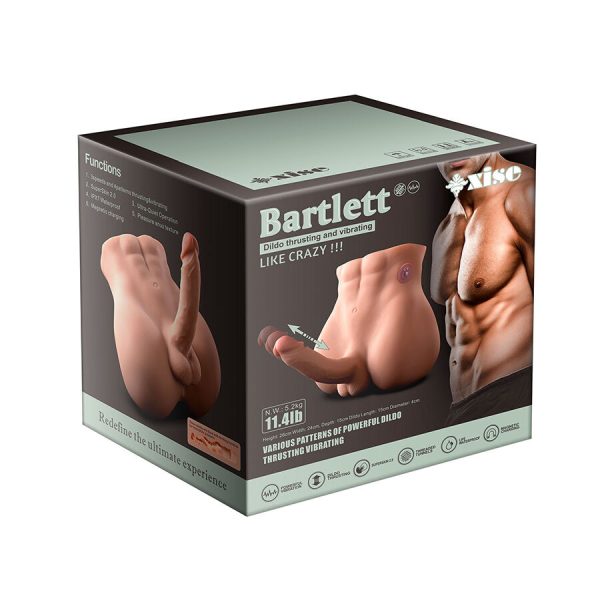 XISE - BERTLETT DILDO ASS REALISTIC DILDO AND ANUS MASTURBATOR FRONT POSITION WITH THRUSTING 18 CM - Image 10
