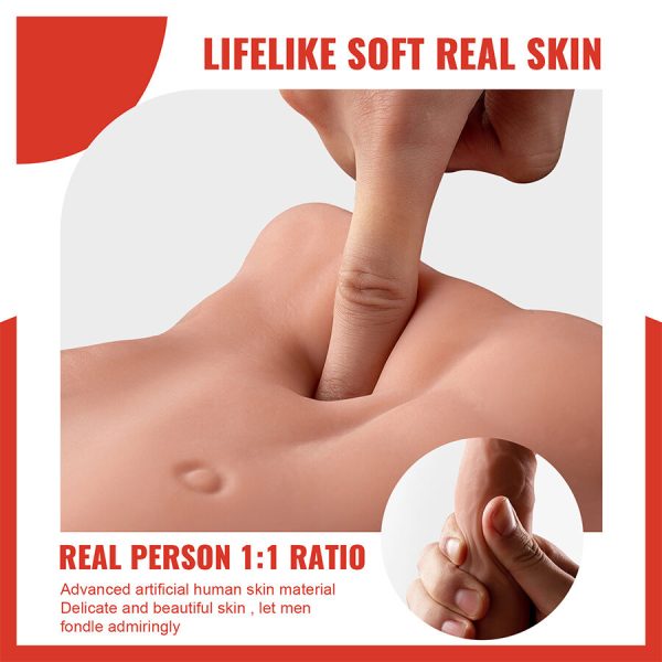 XISE - BERTLETT DILDO ASS REALISTIC DILDO AND ANUS MASTURBATOR FRONT POSITION WITH THRUSTING 18 CM - Image 4