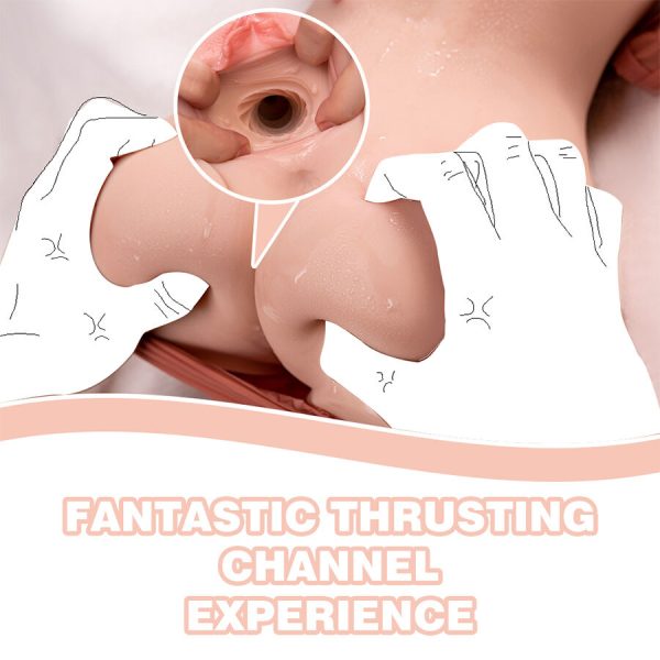 XISE - TINY THRUSTING REALISTIC TORSO WITH FEMALE VIBRATION 40 CM - Image 13