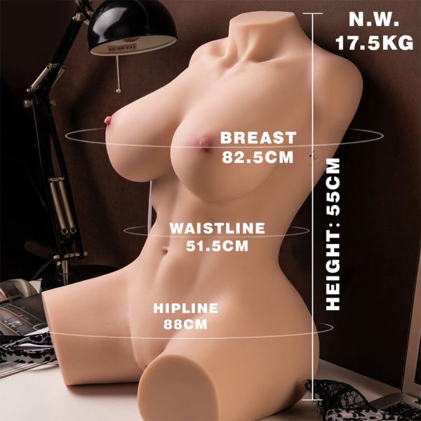 XISE - MURIEL FEMALE REALISTIC TORSO WITH THRUSTING 55 CM - Image 3