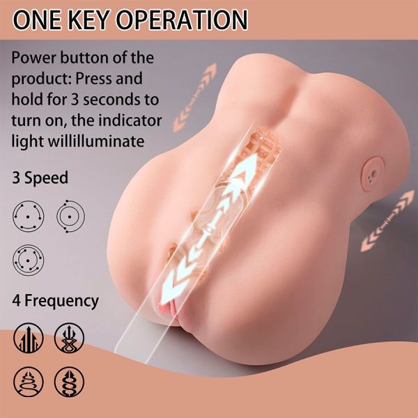 XISE - LYDIA FEMALE VAGINA MASTURBATOR WITH THRUSTING 25 CM - Image 11