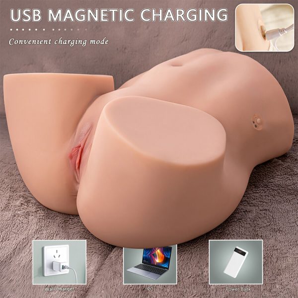 XISE - ETHEL THRUSTING REALISTIC VAGINA MASTURBATOR WITH MULTI-POSITION VIBRATION - Image 15