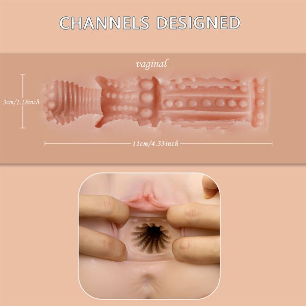 XISE - ETHEL THRUSTING REALISTIC VAGINA MASTURBATOR WITH MULTI-POSITION VIBRATION - Image 19
